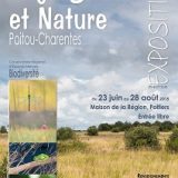 Affiche de l'expo photos Paysages et nature Poitou-Charentes © CEN-PC